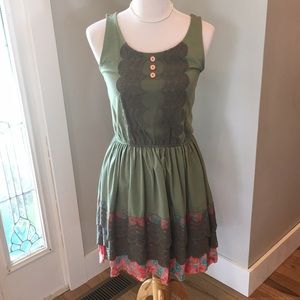 Matilda Jane Green and floral dress XS